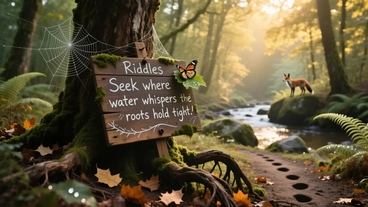 Nature Riddles for a Scavenger Hunt