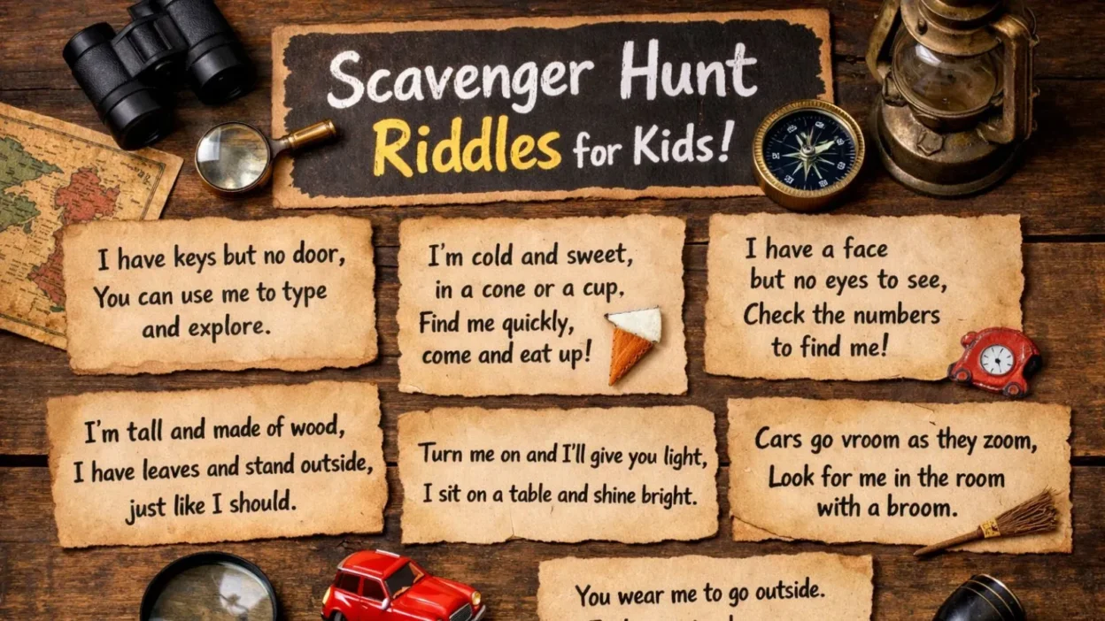 Scavenger Hunt Riddles for Kids